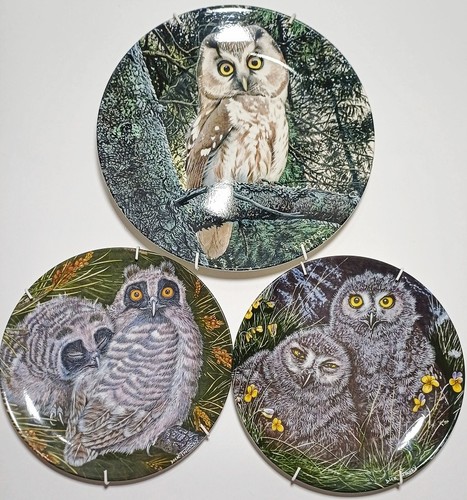 Wedgwood owl plates - owl,