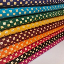 Velvet Flock Foil Lame Gold