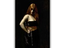 Portrait Of A Woman With Red Hair - Juana Romani Giclée Canvas Print; Multi-Size