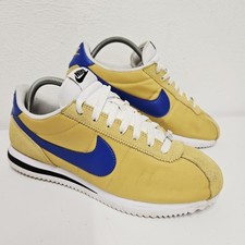 Nike Cortez TXTInfinite Gold Game Royal Size UK 7.5 EU 42 Yellow Blue Trainers 