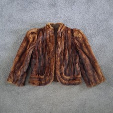 Rich Mahogany Mink Fur Stole