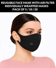Reusable Black Face Mask with