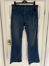 M&S Women’s Straight Leg Jeans, Size 16 Long, Tall, Lightweight