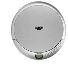 Bush Personal CD Player Portable Walkman with LCD Display & Inc Earphones Silver