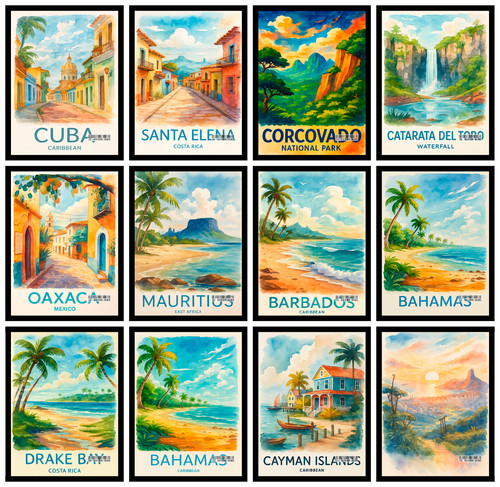 Vintage iconic cities - vintage,