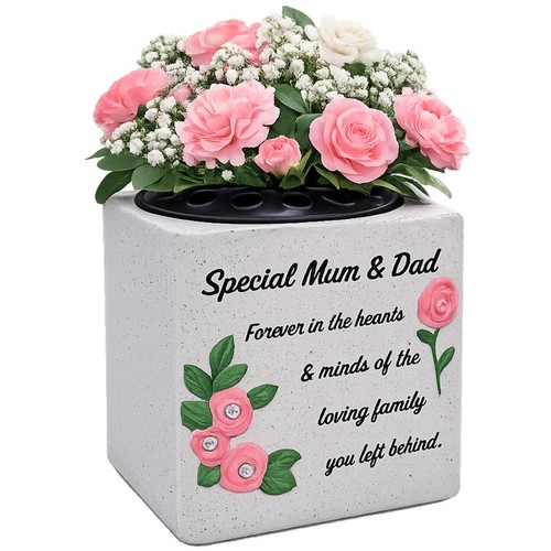 Memorial grave flower pot - pot, vase