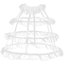  Underskirt for Wedding Dress Underslips Women Cage Petticoat Tulle