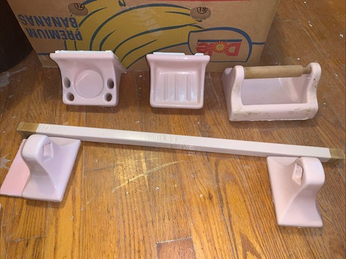Vtg pink towel bar soap - vtg,