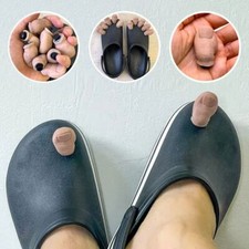 Resin Funny Toe Shoe Charms 3D