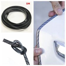 Car Door Edge 5 M Carbon Fibre Trim Molding Seal Scratch Protection Guard Strip