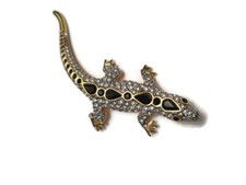 Swarovski SAL Crystal Lizard Brooch