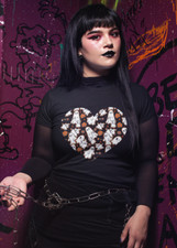 Ghost Dog Heart tshirt, Sizes