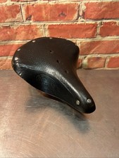 Vintage Brooks B66 S Black Leather Bike Saddle Road Racing Bike Womens