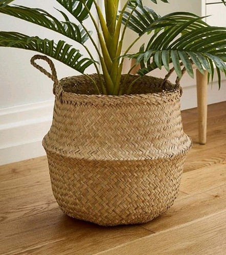 Seagrass belly basket large - seagrass,