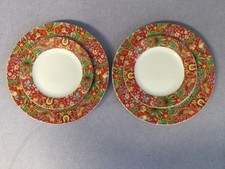 William Morris Plates x 4 Strawberry Thief Leonardo Collection Fine China T4006