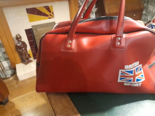 Vintage british sports bag - british,