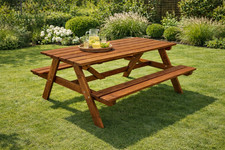 4 Seat Wooden Picnic Bench -