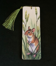 Wooden mouse bookmark - mouse, birthday