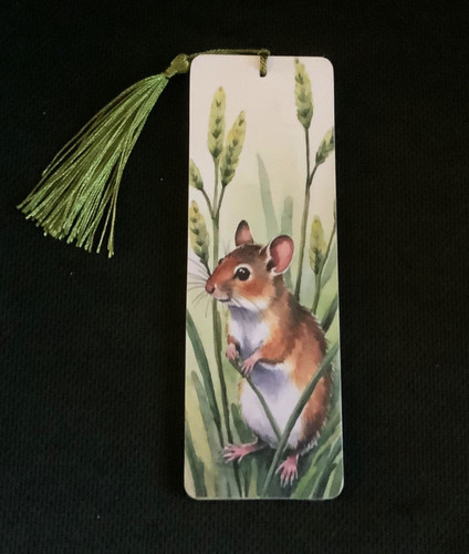 Wooden mouse bookmark - bookmark, birthday