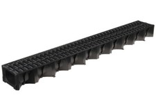 ACO HEXDRAIN SURFACE DRAINAGE CHANNEL BLACK DRIVEWAY CORNER, ACCESSORY, END CAP