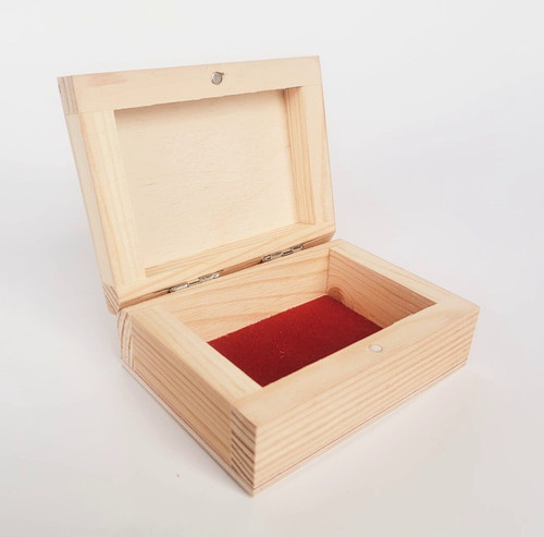 Small wooden box for - small, decoupage