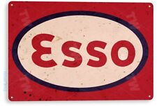TIN SIGN Esso Gas Oil Sign