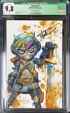 Quested #1 VIRGIN Battle Damage SIGNED Tyler Kirkham Variant CGC 9.8 COA