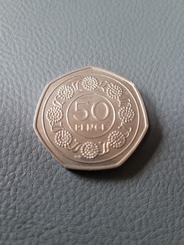 1988 gibraltar 50p fifty - 1988,