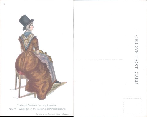 Welsh costume lady - costume,