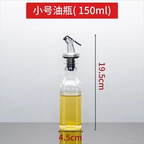 Glass olive oil pourer bottle - glass,