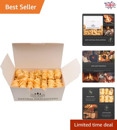 Natural wood firelighters - natural,