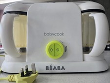 BÉABA Babycook Plus 4-in-1 Baby Food Maker – Neon (Used, Excellent Condition)