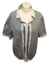 Mens Cotton PRIMARK Short Sleeve Cardigan U.K. XL 44-47”Ch. T7204