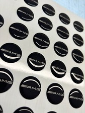 MERCEDES AMG BADGE DECAL 29MM