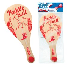 11" Wood Paddle Ball Game