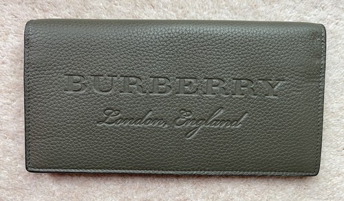 Burberry leather green large - burberry,