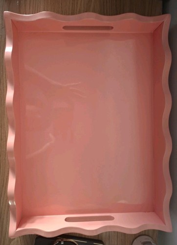 Large pink glossy plastic - pink,