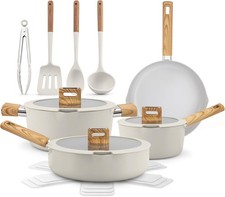 Ceramic Pots and Pans Set Non