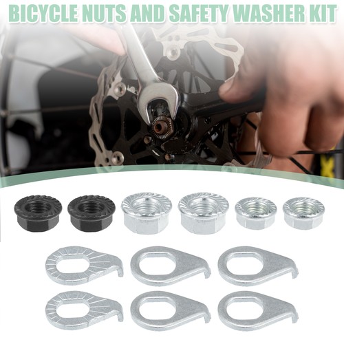 Set bicycle wheel axle - 1, nut