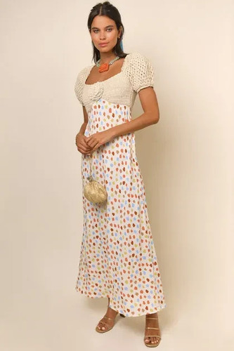 Rixo beige cream - beige, scoop