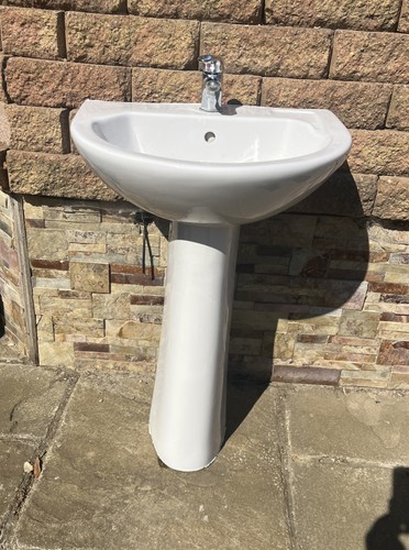 Wash hand basin pedestal and - basin,,