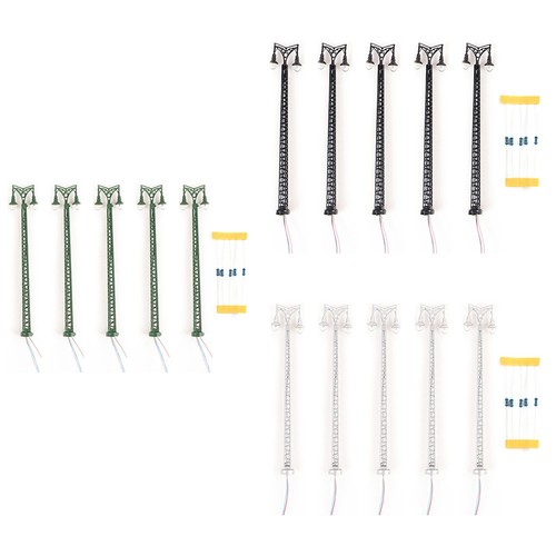 Lamps resistors 5 2 - 5*lamps+5*resistors, 11.5*2.3cm