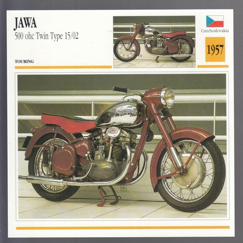 1957 jawa 500 ohc twin - 500, type