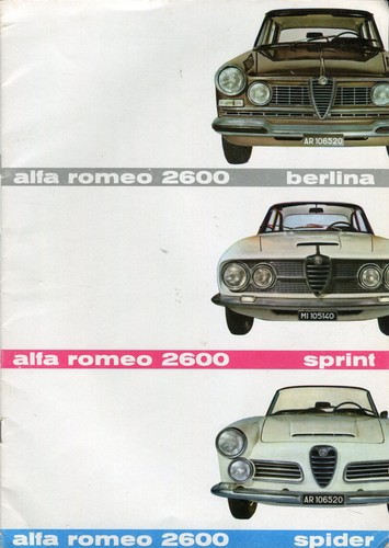 Alfa romeo 2600 - 2600, sprint