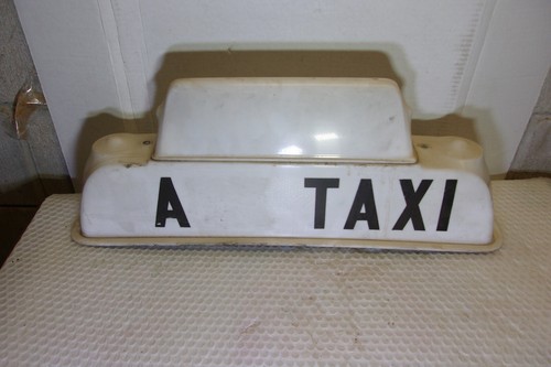 Vintage taxi cab topper sign - cab,