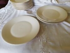 5 John Lewis 18cm White Porcelain Line Pattern Rim Dinner Plate 27.5cm 