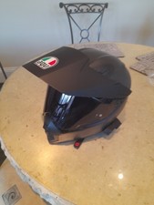 Motorcycle AGV AX9 Solid Full Face Motorbike Touring Matt Carbon Helmet S