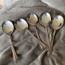 Silver plate soup - ,