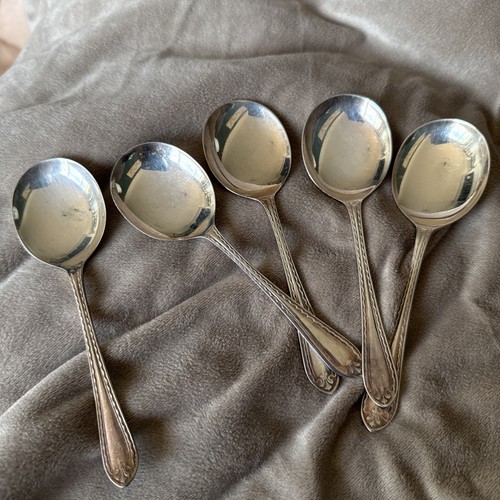 Silver plate soup - plate,