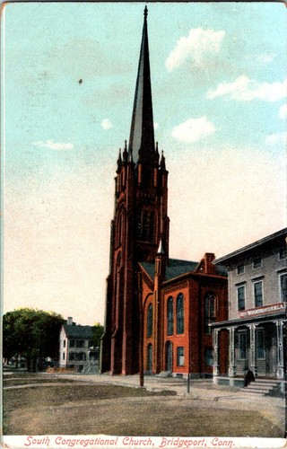 Bridgeport postcard south - bridgeport, ct